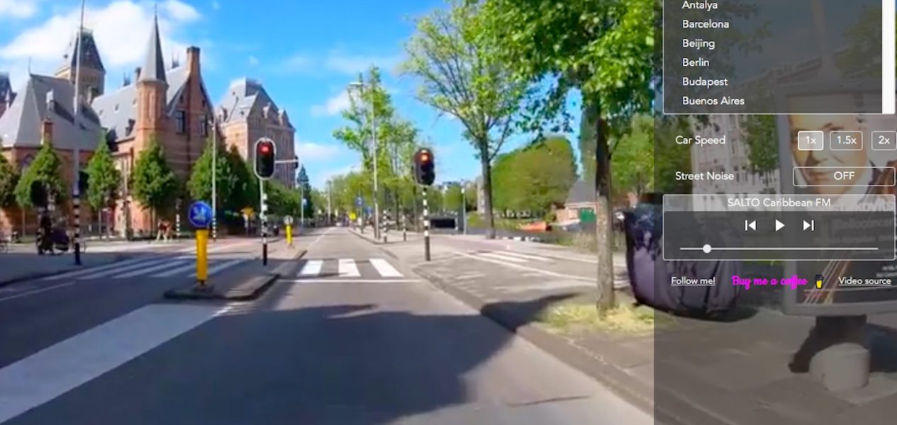This TikTok-viral site lets you 'drive' around beautiful cities